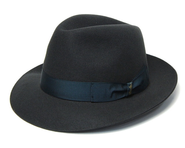 Borsalino ボルサリーノ ファーフェルト中折れ帽 アレッサンドリア 390054