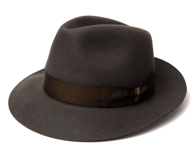 Borsalino ボルサリーノ ファーフェルト中折れ帽 アレッサンドリア 390054