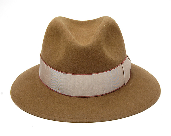 イタリア製”Borsalino(ボルサリーノ)”ファーフエルト中折れ帽 [390313] 