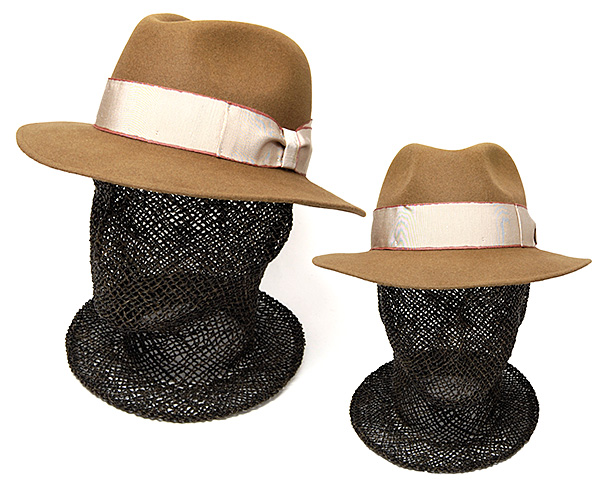 イタリア製”Borsalino(ボルサリーノ)”ファーフエルト中折れ帽 [390313] 