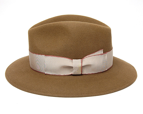 イタリア製”Borsalino(ボルサリーノ)”ファーフエルト中折れ帽 [390313] 