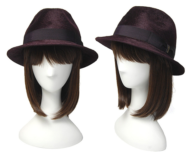 ”Borsalino(ボルサリーノ)” ファーフェルト中折れ帽