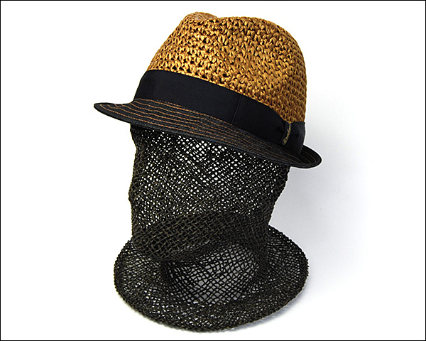 Borsalinoメッシュxデニム中折れ帽