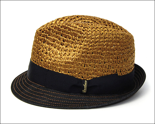 Borsalinoメッシュxデニム中折れ帽