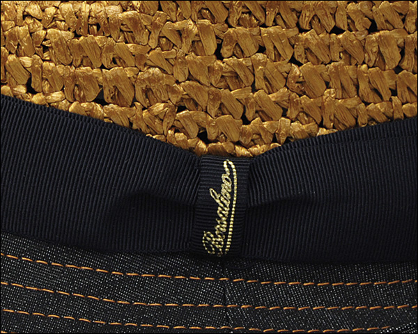 Borsalinoメッシュxデニム中折れ帽