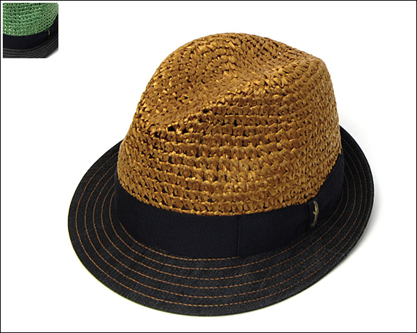 Borsalinoメッシュxデニム中折れ帽