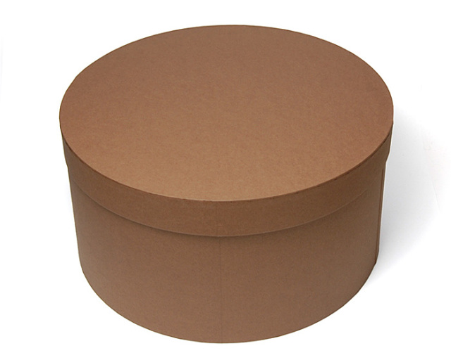 帽子用ボックス（リボン無し） 丸箱 ＊帽子と一緒にご注文下さい　対応外帽子あり　【コンビニ受取対応】 (kaw-box)