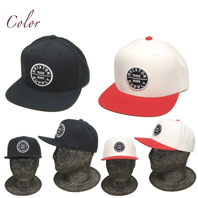 BRIXTON　ブリクストン　OATHロゴスナップバックキャップ　OATH III SNAPBACK