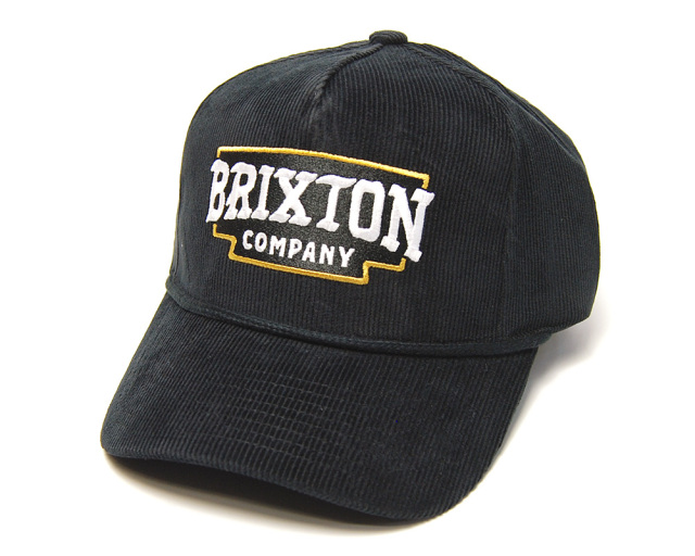 BRIXTON　ブリクストン　コーデュロイスナップバックキャップ　PIERSON C NP MP SNPK