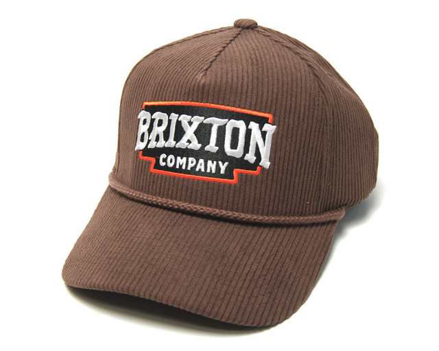 BRIXTON　ブリクストン　コーデュロイスナップバックキャップ　PIERSON C NP MP SNPK