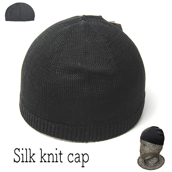 Castano(カスターノ) シルクニットキャップ 春夏 オールシーズン
