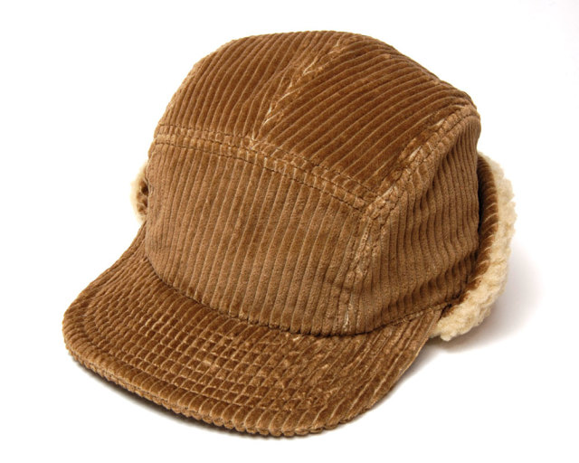 cableami(ケーブルアミ) 耳当て付きコーデュロイキャップ 5w Coduroy Cap 