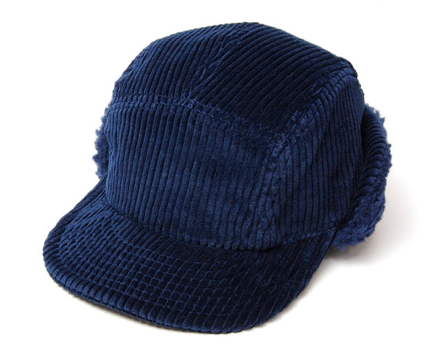 cableami(ケーブルアミ) 耳当て付きコーデュロイキャップ 5w Coduroy Cap 