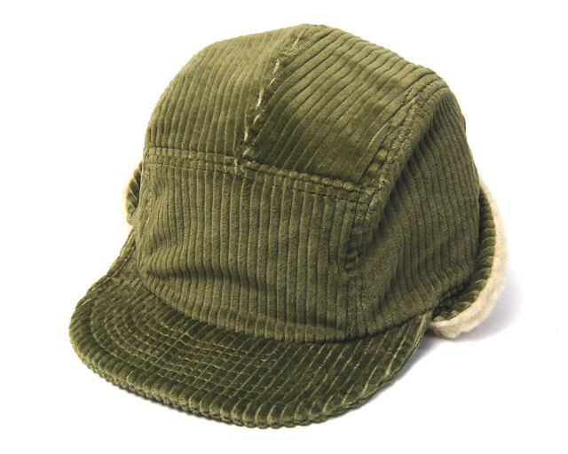 cableami(ケーブルアミ) 耳当て付きコーデュロイキャップ 5w Coduroy Cap 