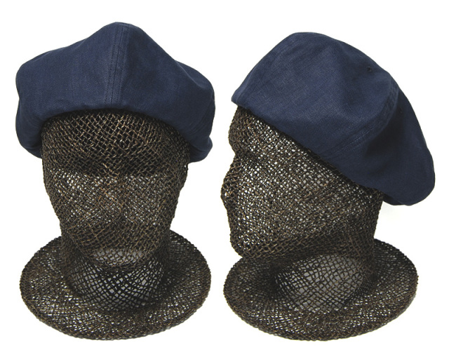 cableami(ケーブルアミ) リネンベレー Linen Herringbone Beret ベレー
