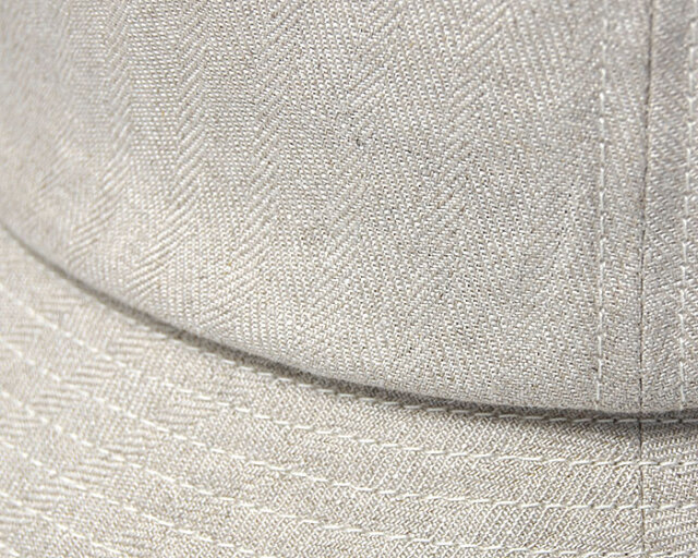 cableami(ケーブルアミ) リネンバケットハット Linen Herringbone