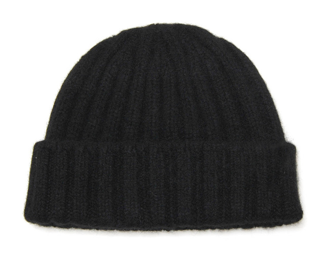 cableami(ケーブルアミ) カシミアリブニットキャップ