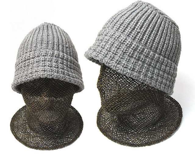 cableami ケーブルアミ ウールニットバケットハット