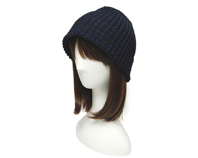 cableami ケーブルアミ ウールニットバケットハット