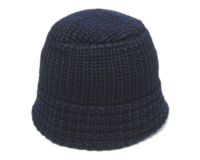 cableami ケーブルアミ ウールニットバケットハット