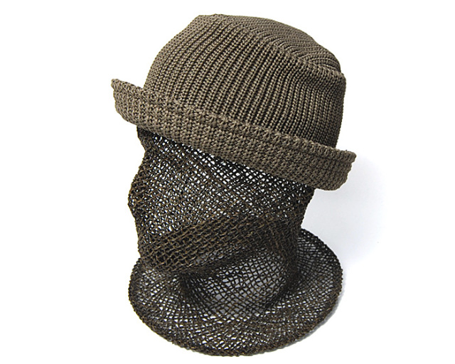 くわっとはっと Eddie Bauer 帽子 ハット コットンツイル ロゴ バケットハット メンズ