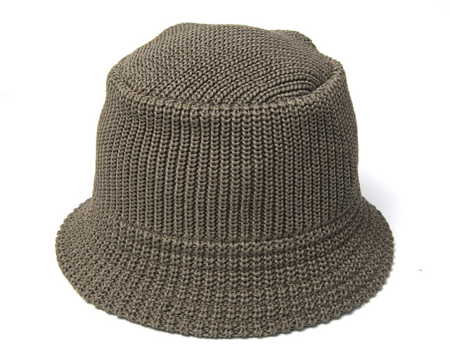 cableami(ケーブルアミ) コットンニットバケットハット