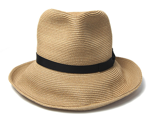 cableami ケーブルアミ つば広コットンブレードハット