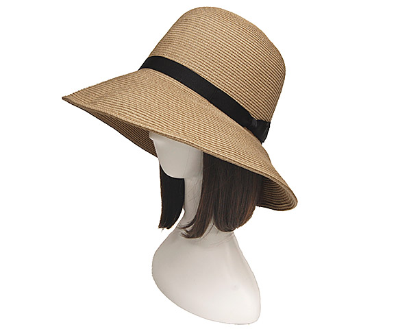 cableami ケーブルアミ つば広コットンブレードハット