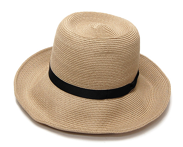 cableami ケーブルアミ つば広コットンブレードハット