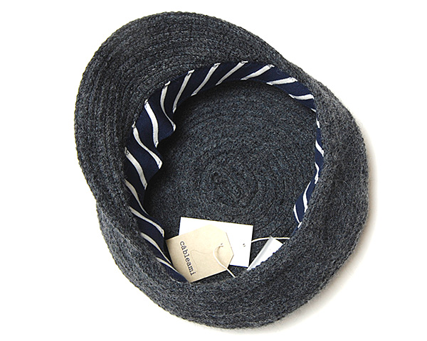 cableami(ケーブルアミ)モヘアブレードキャスケット MOHAIR BRAID CASQUETTE 