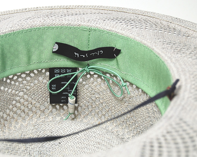 chisaki　チサキ　レース編みペーパーストローハット lei