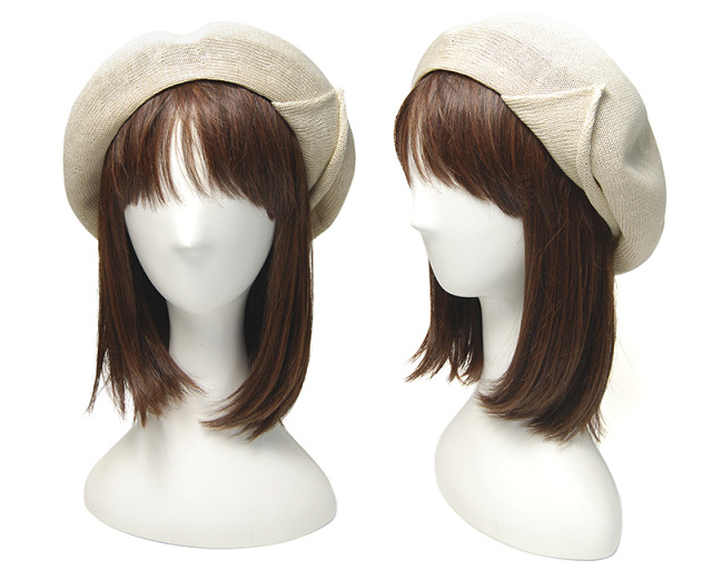 chisaki(チサキ) リネンベレー Nic ベレー帽 レディース 春夏 手洗い