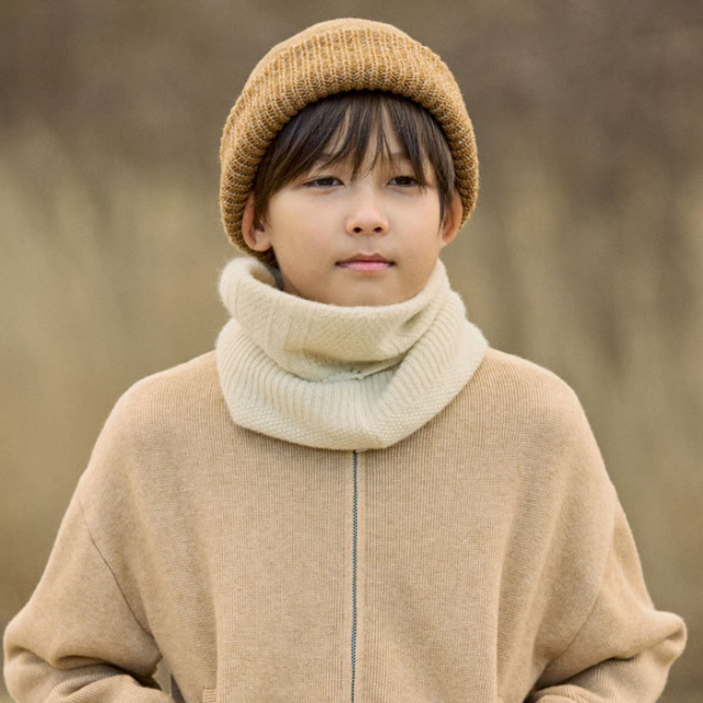 chisaki　チサキ　カシミアセーブル　ニットターバン＆ネックウォーマー　Nuum