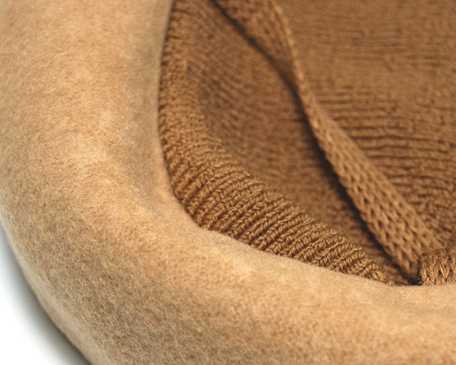 chisaki　チサキ　ウールベレー帽　Puka +ribbon