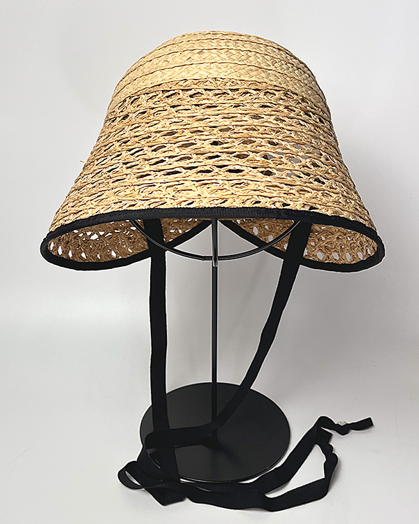 chisakiチサキ　Rinta カサブランカハット　ラフィアハット　麦わら帽子 chisakiチサキ Rinta カサブランカハット ラフィアハット 麦わら