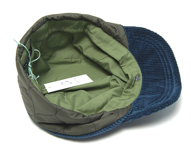 chisaki　チサキ　耳当て付きコーデュロイキャップ　sono