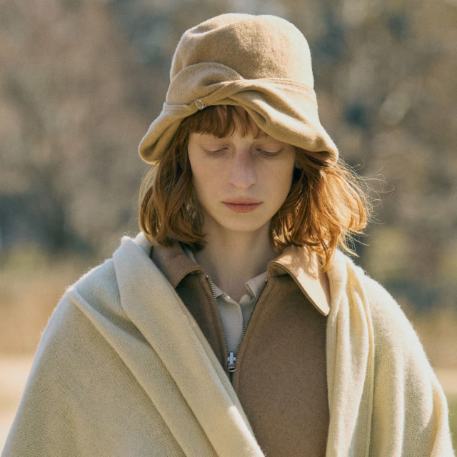 chisaki(チサキ) ウールフエルトハット Tieka レディース 秋冬 日本製