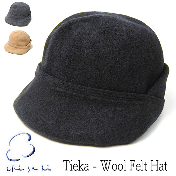 chisaki　チサキ　ウールハット　Tieka