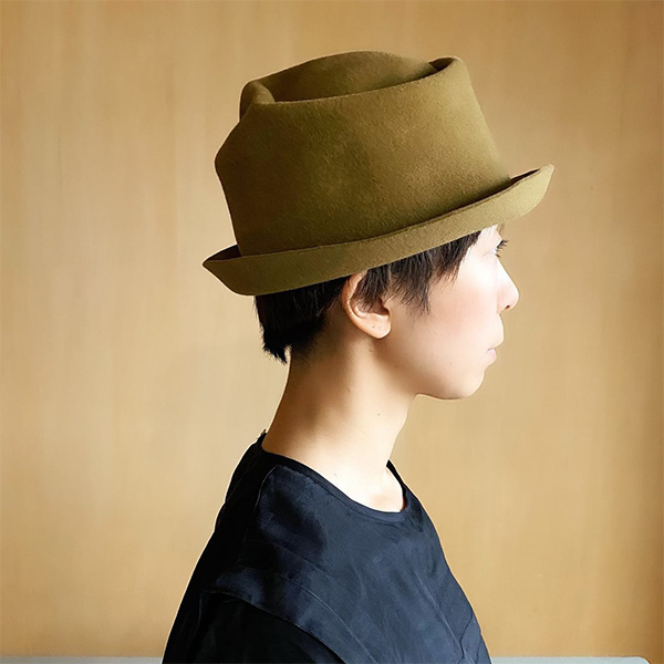 chisaki　チサキ　ファーフエルトハット　YAN　ヤン