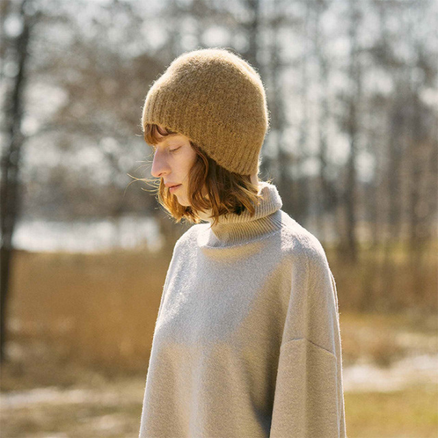 chisaki　チサキ　ベビーアルパカニットキャップ　yuuna　ニット帽