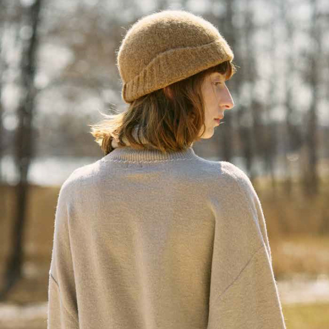 chisaki　チサキ　ベビーアルパカニットキャップ　yuuna　ニット帽