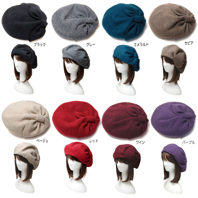 Dodge(ダッヂ) ウールフエルトベレー　リボンベレー