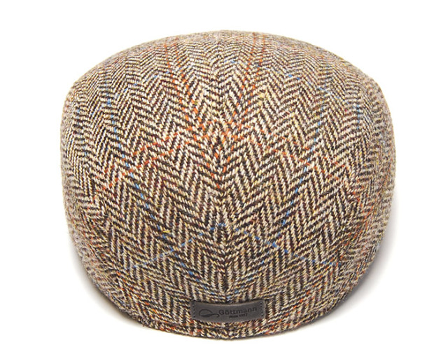 GOTTMANN(ゴットマン)　耳当て付きハリスツイードハンチング