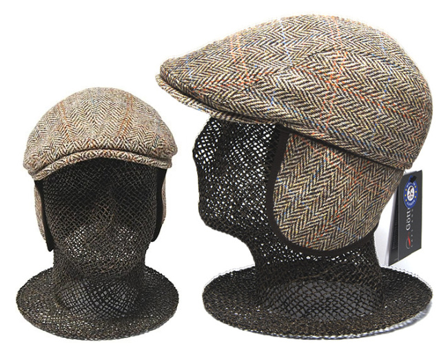 GOTTMANN(ゴットマン) 耳当て付きハリスツイードハンチング JACKSON ジャクソン