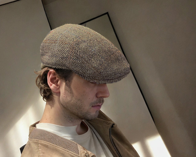 ドイツ GOTTMANN(ゴットマン) 耳当て付きハリスツイードハンチング