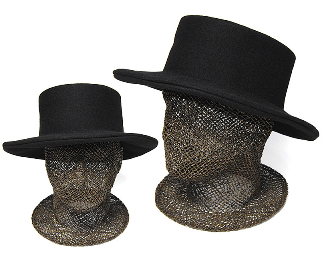 HICOSAKA ヒコサカ  ウールフエルトボーターハット Wool Felt Double Visor Boater? 