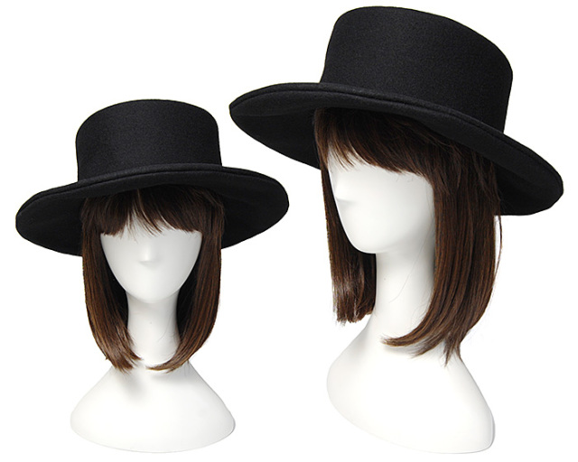 HICOSAKA ヒコサカ  ウールフエルトボーターハット Wool Felt Double Visor Boater? 