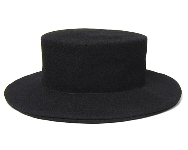 HICOSAKA ヒコサカ  ウールフエルトボーターハット Wool Felt Double Visor Boater? 