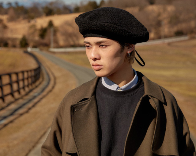 HICOSAKA　ヒコサカ　ボアベレー帽