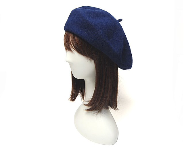 HATS＆DREAMS(ハッツアンドドリームス) ボンボン付きウールフエルトベレー 